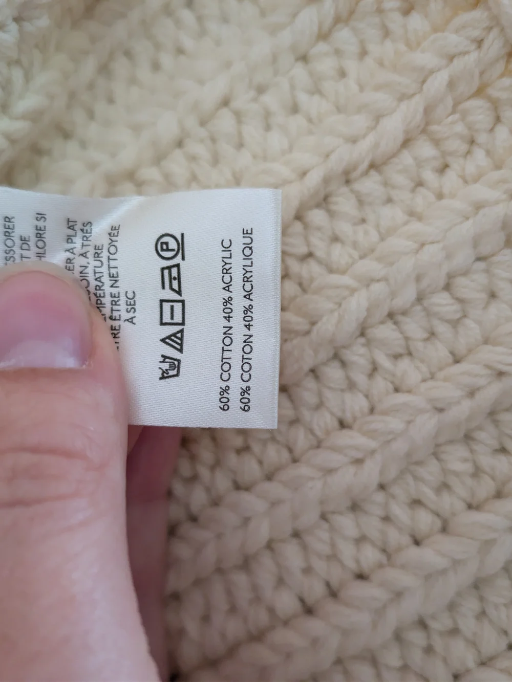 NWT Free People My Only Sunshine Chunky Knit Turtleneck Sweater Cream XS